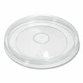 Solo Flexstyle DSP Paper Food Containers Lid, For 16 oz Paper Containers, 3.96 in. Dia, 0.4 in.h, Clear, 500PK LPH416R-0090